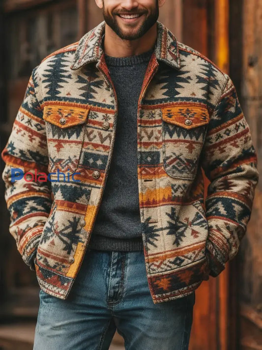 Veste décontractée Western Vintage Homme comme image / S
