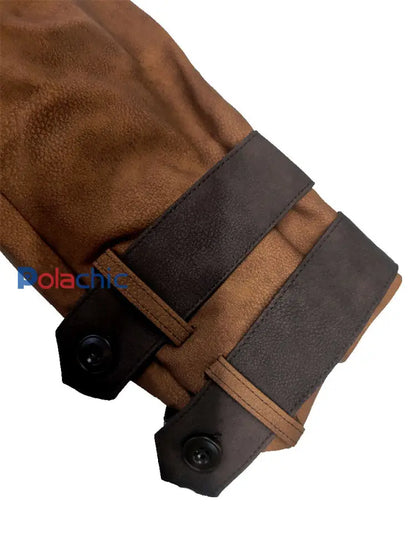 Veste d’extérieur chaude rétro texturée pour hommes