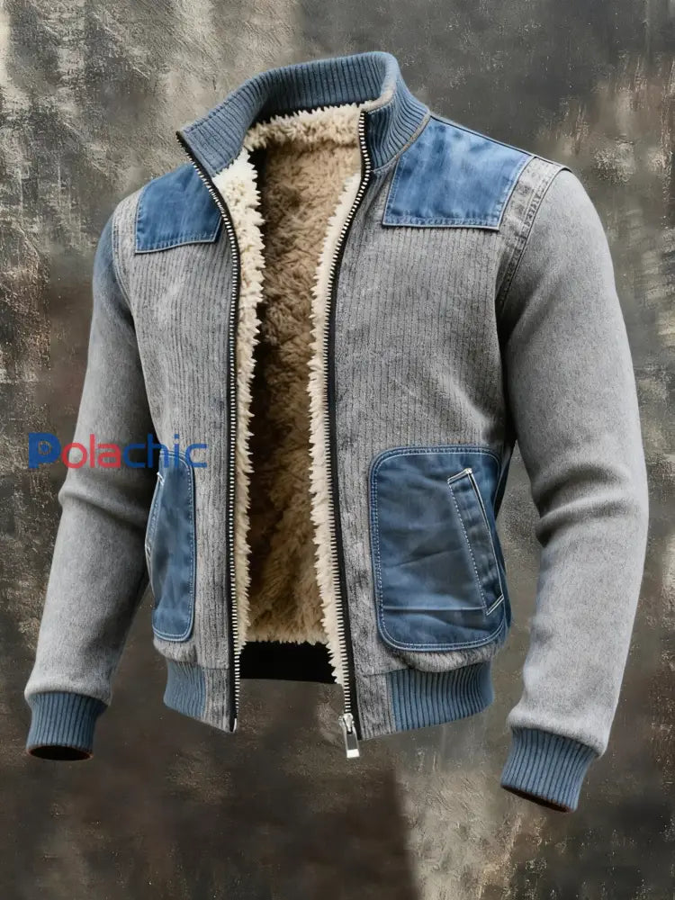 Veste d’extérieur Vintage Warm pour hommes comme image / S