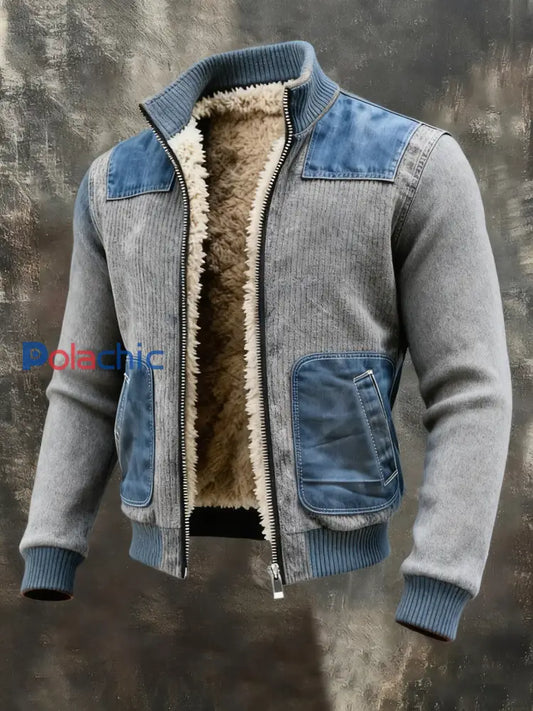 Veste d’extérieur Vintage Warm pour hommes comme image / S