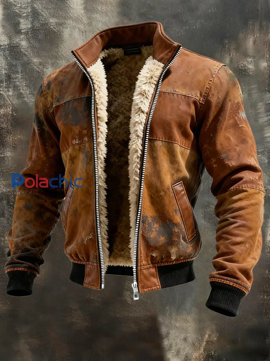 Veste d’extérieur Vintage Warm pour hommes comme image / S
