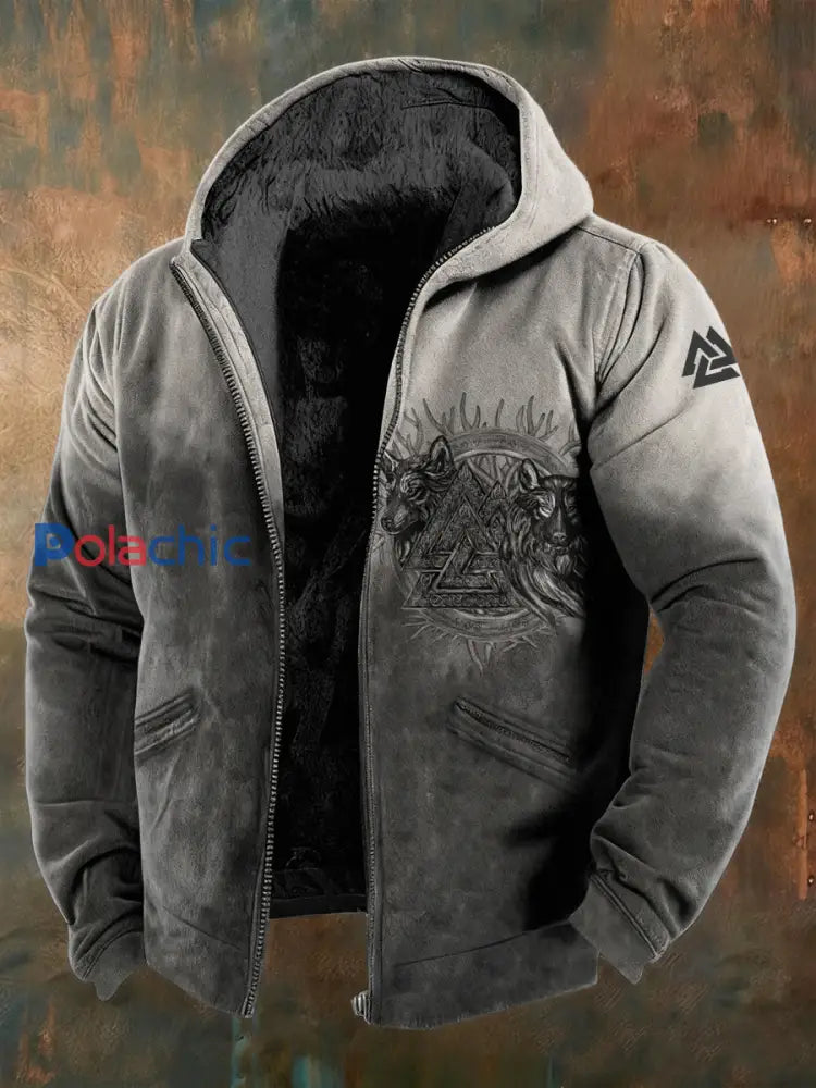 Veste doublée en molleton Viking Homme Gris / S