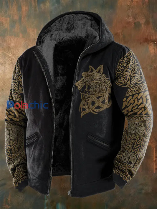Veste doublée en molleton Viking Homme Noir / S