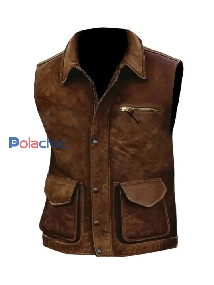 Veste Retro Collared Homme