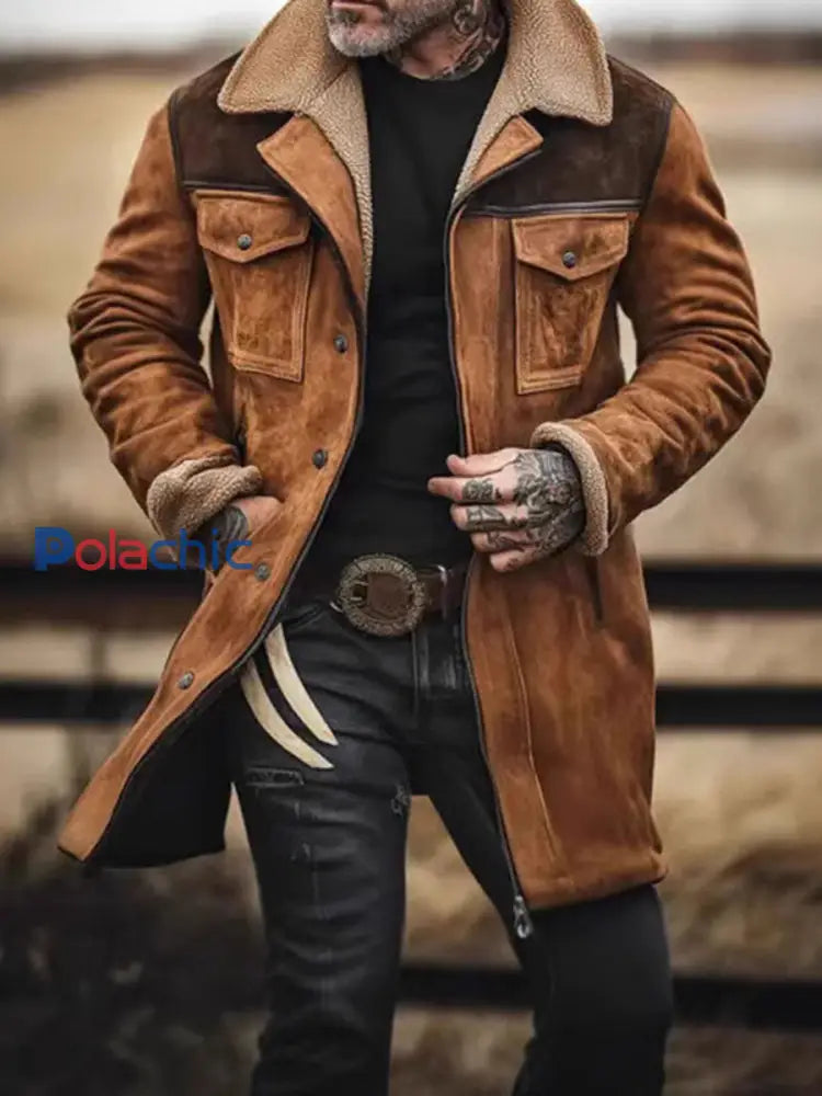 Veste Retro Pocket Zipper Homme