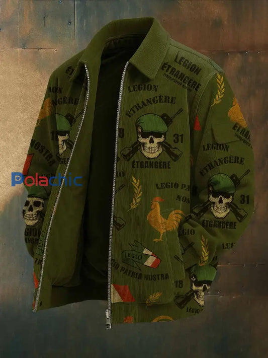 Veste Vintage Légion Étrangère Française Imprimée comme image / S
